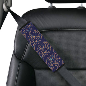 Eggplant Pattern Print Design 04 Car Seat Belt Cover