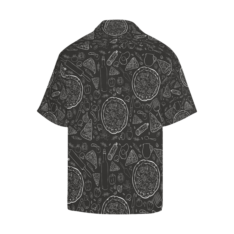 Pizza pattern Men's All Over Print Hawaiian Shirt