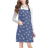 Seagull Pattern Print Design 03 All Over Print Adjustable Apron