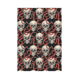 Red snake skull pattern House Flag Garden Flag