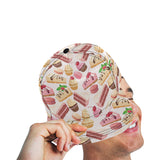 Cake cupcake sweets pattern All Over Print Snapback Cap