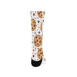 chocolate chip cookie pattern Crew Socks