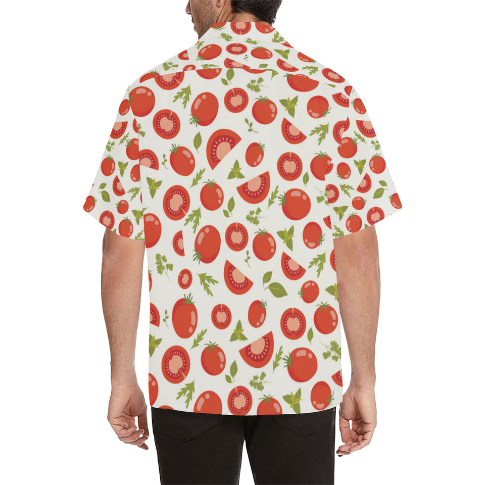 Tomato pattern Men's All Over Print Hawaiian Shirt