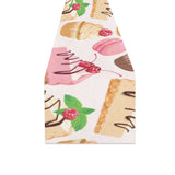 Cake cupcake sweets pattern Table Runner