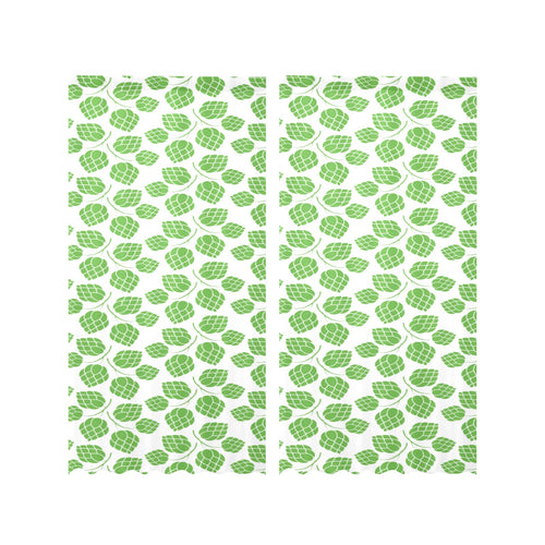 Hop pattern background Gauze Curtain
