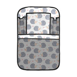 Hedgehog Pattern Print Design 04 Car Seat Back Organizer
