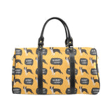 Boston terrier design pattern Travel Bag