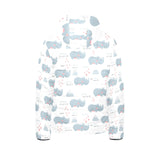 cute rhino heart pattern Kids' Boys' Girls' Padded Hooded Jacket