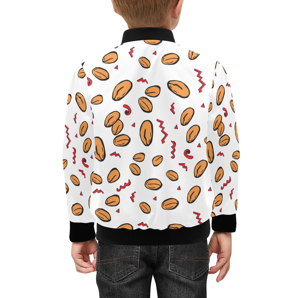 peanuts pattern background Kids' Boys' Girls' Bomber Jacket