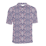 Indian Batik Style pattern Men's All Over Print Polo Shirt