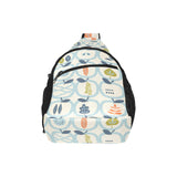 apples leaves pattern All Over Print Chest Bag