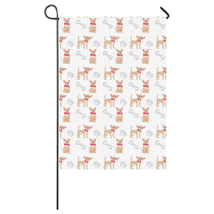 Chihuahua bone paw pattern House Flag Garden Flag