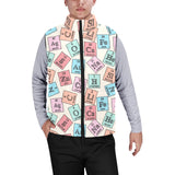 Chemistry Periodic Table Pattern Print Design 02 Men's Padded Vest