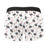 Ostrich Pattern Print Design 02 Men's All Over Print Boxer Briefs Men's Underwear