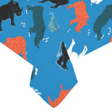 Colorful rhino pattern Tablecloth