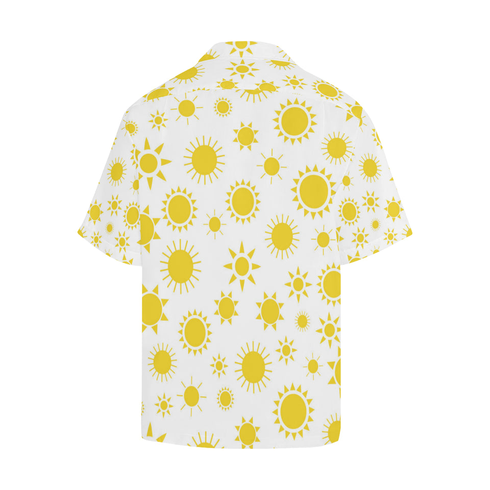 Sun pattern Men's All Over Print Hawaiian Shirt