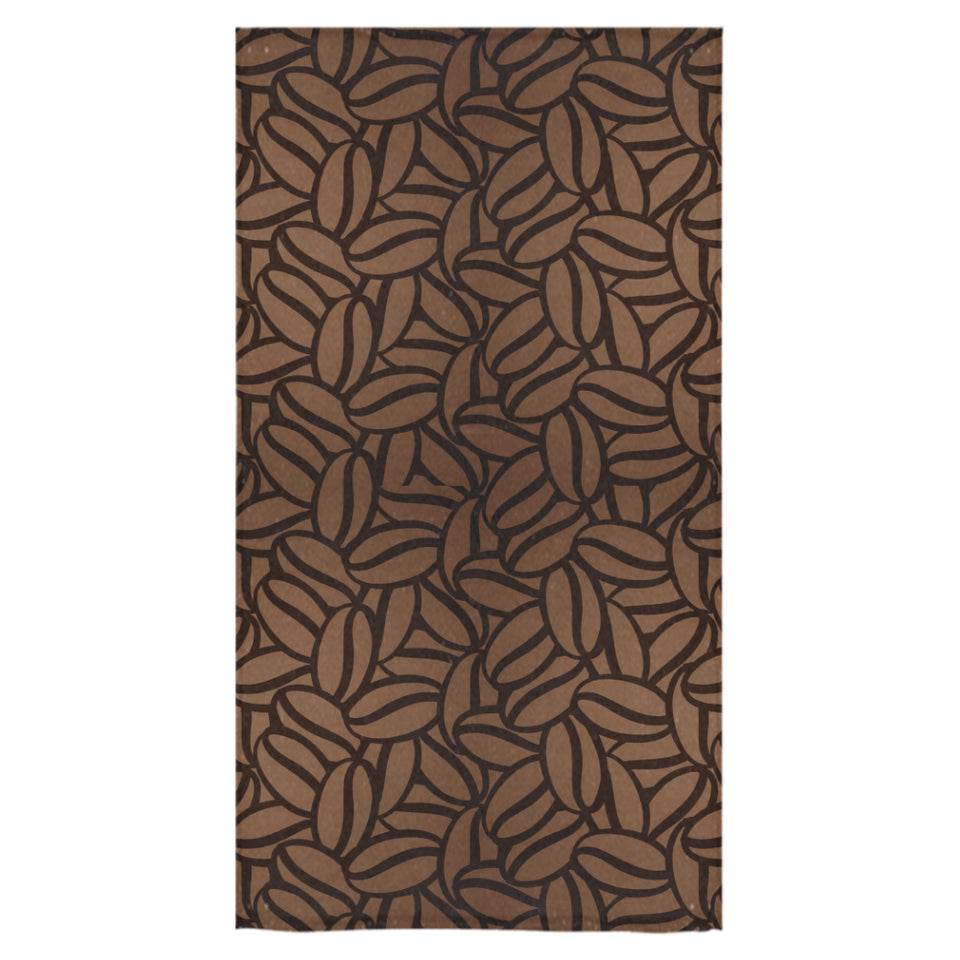 coffee bean pattern Bath Towel
