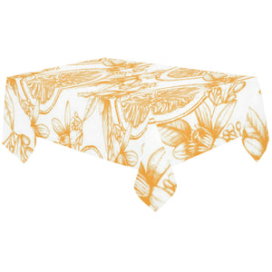 hand drawn orange fruit pattern Tablecloth