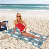 Cute rabbit pattern Beach Towel