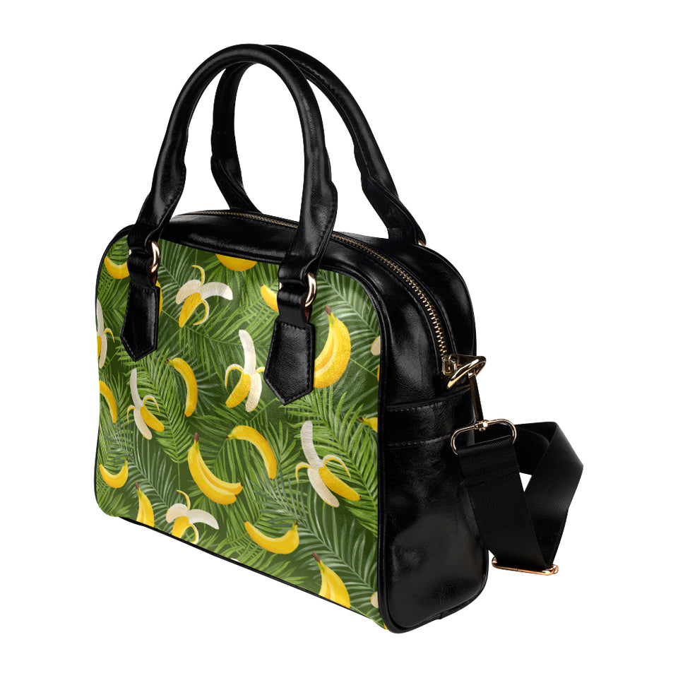 Banana Palm Leaves pattern Shoulder Handbag