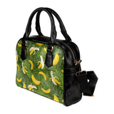 Banana Palm Leaves pattern Shoulder Handbag