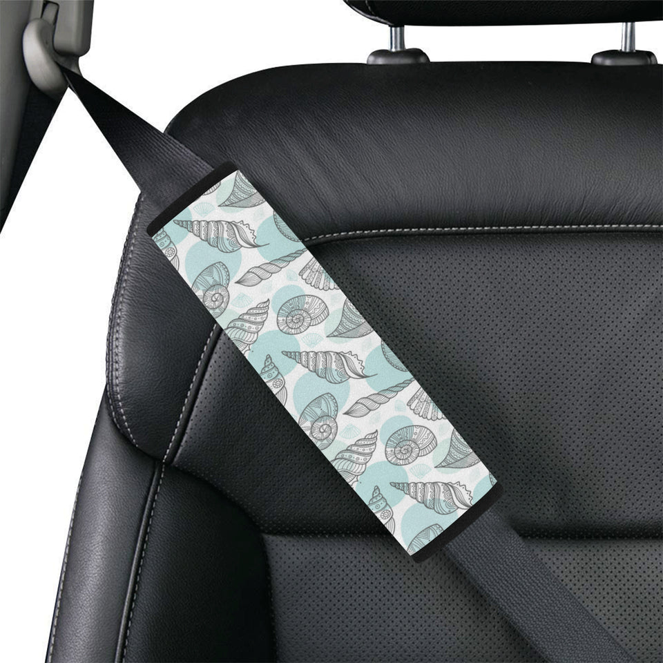 Shell polynesian tribal Car Seat Belt Cover