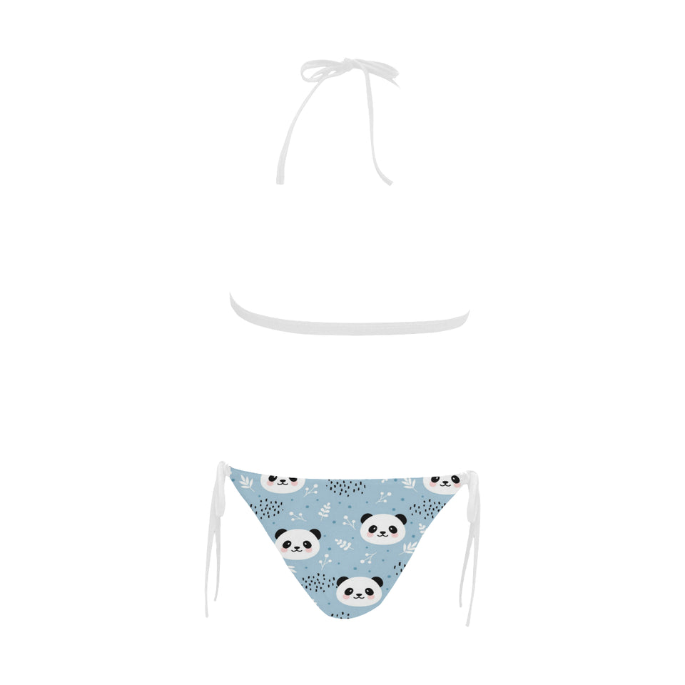 Cute panda pattern Sexy Bikinis Two-Piece Swimsuits