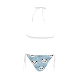 Cute panda pattern Sexy Bikinis Two-Piece Swimsuits