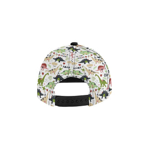 Cute dinosaurs pattern All Over Print Snapback Cap