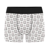 Hippopotamus Pattern Print Design 05 Men's All Over Print Boxer Briefs Men's Underwear