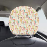 Ice cream cone pattern Car Headrest Cover
