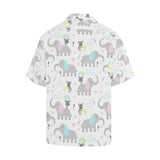Cute elephant mouse pattern Men's All Over Print Hawaiian Shirt