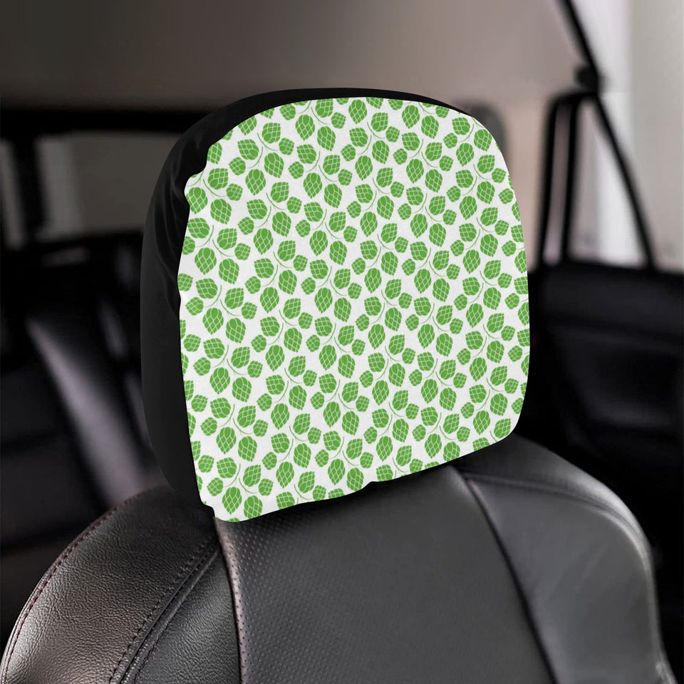 Hop pattern background Car Headrest Cover