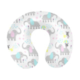 Cute elephant mouse pattern U-Shaped Travel Neck Pillow