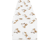 Jack Russel Pattern Print Design 04 Table Runner