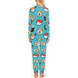 Cute sushi pattern Women's All Over Print Pajama Set
