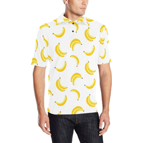 Banana pattern Men's All Over Print Polo Shirt