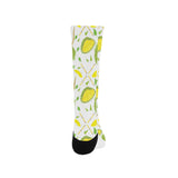 Durian pattern background Crew Socks