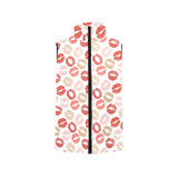 Lips Pattern Print Design 04 Men's Padded Vest