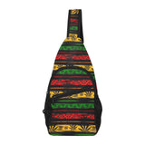 Canabis Marijuana Weed Pattern Print Design 04 All Over Print Chest Bag