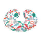 Watercolor bowling pattern U-Shaped Travel Neck Pillow