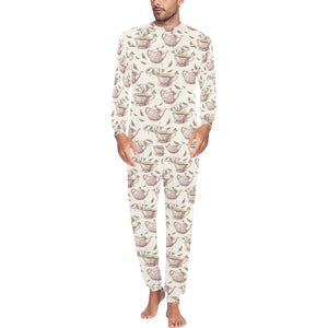 Tea pots Pattern Print Design 03 Men's All Over Print Pajama