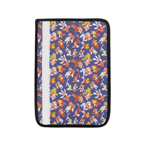 Goldfish Pattern Print Design 04 Car Seat Belt Cover