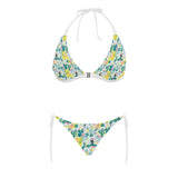 Cute parrot toucan flamingo cactus exotic leaves p Sexy Bikinis Two-Piece Swimsuits