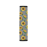 sunflowers ribbon background Car Seat Belt Cover