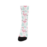 Cute flamingo pattern Crew Socks