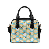 Bee honeycomb pattern Shoulder Handbag