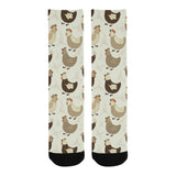 Cute rooster chicken cock Crew Socks