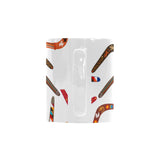 Boomerang Australian aboriginal ornament pattern Classical White Mug (Fulfilled In US)