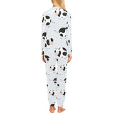 Cute cows pattern Women's All Over Print Pajama Set
